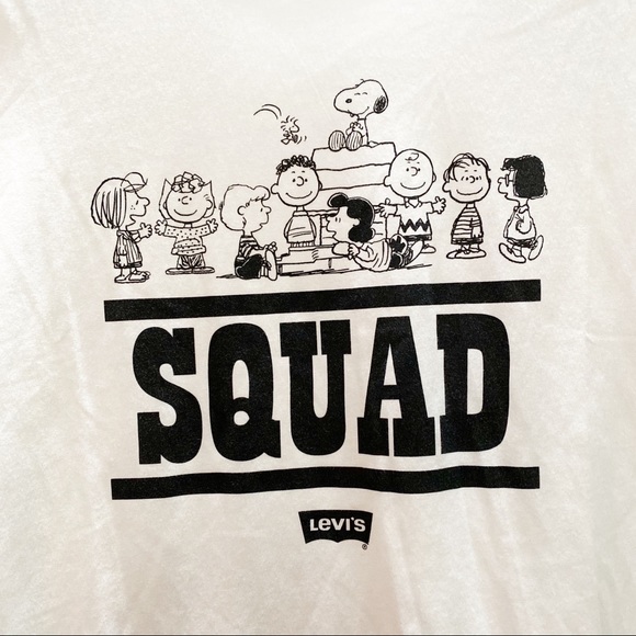 🌀Sold🌀Levi’s | Peanuts x Levi Squad Graphic Tee - Picture 2 of 5